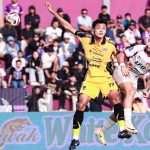 Pemain Persija Jakarta merayakan kemenangan melawan Persik Kediri